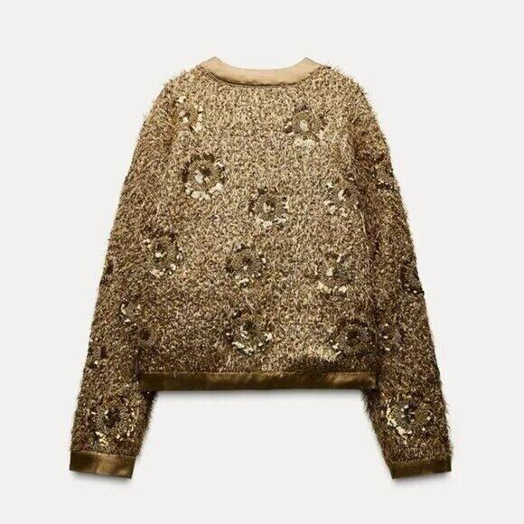 RARE!!! ZARA Sequined Cardigan NWT LAST ONE!!! - Picture 16 of 16